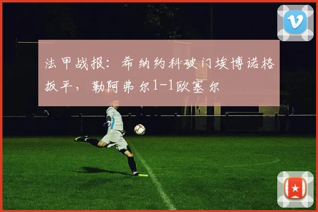 法甲战报：希纳约科破门埃博诺格扳平，勒阿弗尔1-1欧塞尔