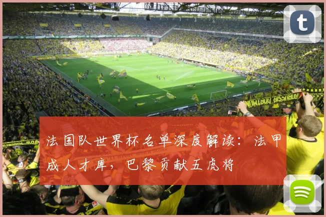 法国队世界杯名单深度解读:法甲成人才库,巴黎贡献五虎将